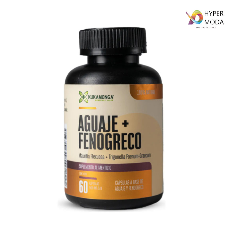 Suplemento Aguaje + Fenogreco 60 cap
